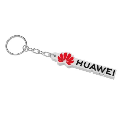 Huawei カスタム PVC キーチェーン プロモーション用企業ギフト ラバー キーチェーン