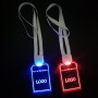 光る LED ストラップ付きのカスタマイズされた形のカラフルなアクリル ID カード