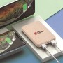 カスタムロゴエコパワーバンクと携帯電話充電器コンボ