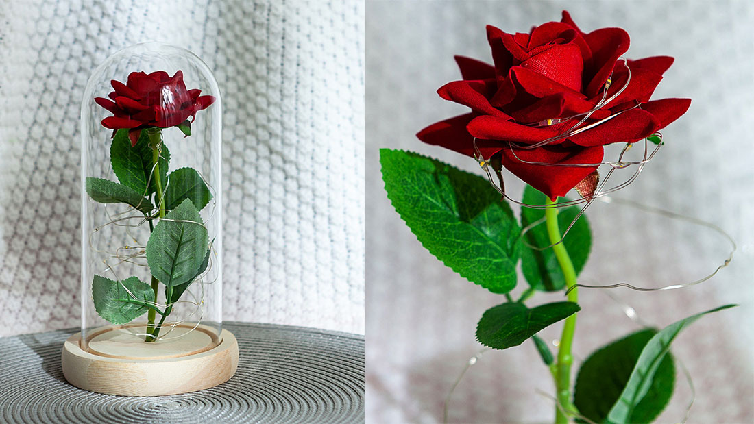 バレンタインデープレゼントとしてカラフルなプロモーションギフトアイテム銀河の花